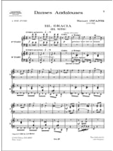 Danses Andalouses N°3 Gracia. 2 Pianos - Manuel Infante - Partition